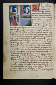 Pagina uit Cent Nouvelles Nouvelles, c.1461-62 door French School