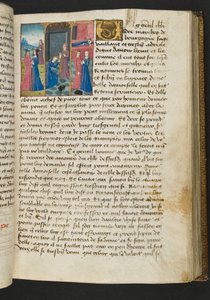 Pagina uit Cent Nouvelles Nouvelles, c.1461-62 door French School