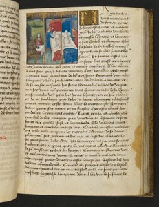 Pagina uit Cent Nouvelles Nouvelles, c.1461-62 door French School