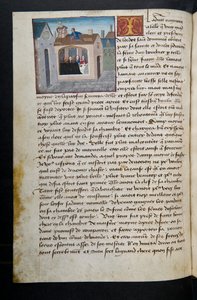 Pagina uit Cent Nouvelles Nouvelles, c.1461-62 door French School