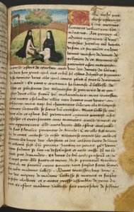 Pagina uit Cent Nouvelles Nouvelles, c.1461-62 door French School