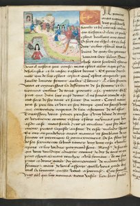 Pagina uit Cent Nouvelles Nouvelles, c.1461-62 door French School