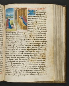Pagina uit Cent Nouvelles Nouvelles, c.1461-62 door French School