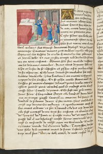 Pagina uit Cent Nouvelles Nouvelles, c.1461-62 door French School