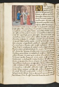 Pagina uit Cent Nouvelles Nouvelles, c.1461-62 door French School