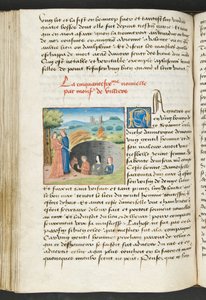 Pagina uit Cent Nouvelles Nouvelles, c.1461-62 door French School