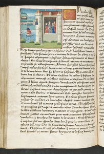 Pagina uit Cent Nouvelles Nouvelles, c.1461-62 door French School