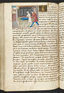 Pagina uit Cent Nouvelles Nouvelles, c.1461-62 door French School