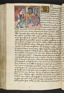 Pagina uit Cent Nouvelles Nouvelles, c.1461-62 door French School