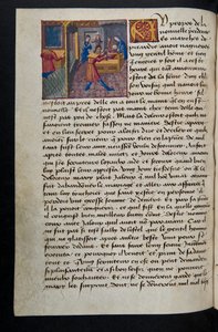 Pagina uit Cent Nouvelles Nouvelles, c.1461-62 door French School