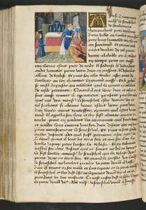 Pagina uit Cent Nouvelles Nouvelles, c.1461-62 door French School