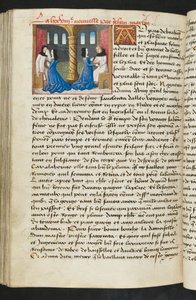 Pagina uit Cent Nouvelles Nouvelles, c.1461-62 door French School