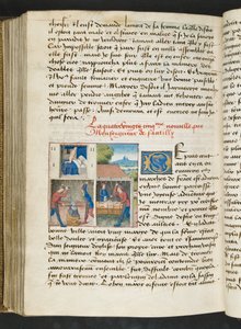 Pagina uit Cent Nouvelles Nouvelles, c.1461-62 door French School