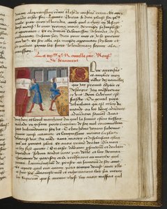 Pagina uit Cent Nouvelles Nouvelles, c.1461-62
