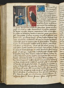 Pagina uit Cent Nouvelles Nouvelles, c.1461-62 door French School