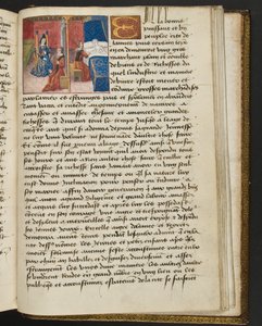 Pagina uit Cent Nouvelles Nouvelles, c.1461-62 door French School