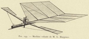 Vliegmachine van M L Hargrave