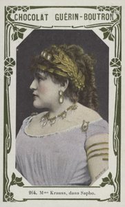 Mevrouw Krauss, in Sapho door French School