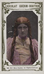 Madame Mary Garden, van de Opera-Comique door French School
