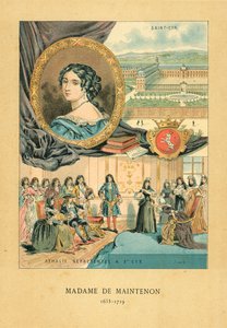 Madame de Maintenon door French School