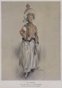 Mademoiselle Bresil als Mademoiselle Senedor in La Montansier door French School