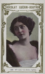 Mademoiselle Lina Cavalieri, Opera door French School