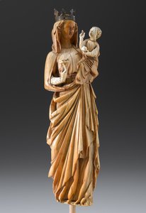 Madonna en Kind, ca. 1260-1290 door French School