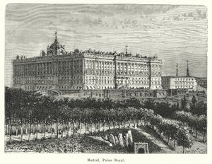 Madrid, Koninklijk Paleis door French School
