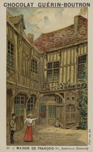 Huis van François Premier, Abbeville, Somme door French School