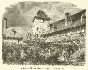 Huis van Madame de Sevigne, in Vichy