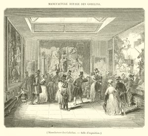 Manufactuur van de Gobelins, Tentoonstellingszaal door French School