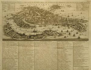 Kaart van Venetië, gepubliceerd door H. Chatelain in Amsterdam, 1728