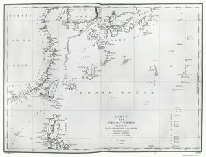 Kaart van de Zuid-Chinese Zee, uit het reisverslag van La Perouse