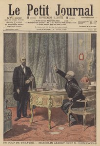 Marcelin Albert ontmoet de Franse premier Georges Clemenceau door French School