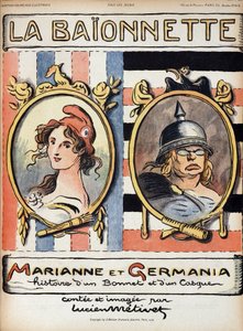 Marianne en Germania, verhaal van een hoed en een helm - in 