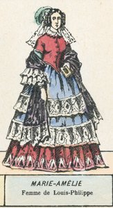 Marie-Amelie, vrouw van Louis-Philippe door French School