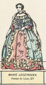 Marie Leczinska, vrouw van Lodewijk XV door French School