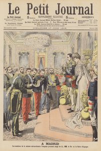 Huwelijk van koning Alfonso XIII van Spanje en Victoria Eugenie van Battenberg door French School