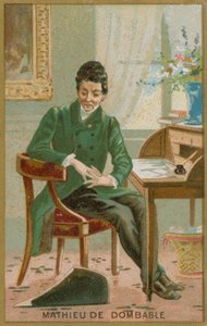 Mathieu de Dombasle door French School