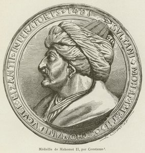 Medaille van Mehmet II, door Constanzo door French School