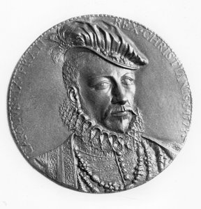 Medaille van Karel IX, koning van Frankrijk (brons)