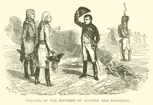 Ontmoeting van de keizer van Oostenrijk en Napoleon