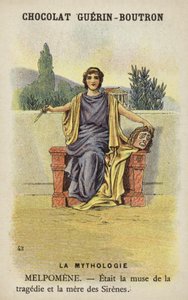 Melpomene door French School