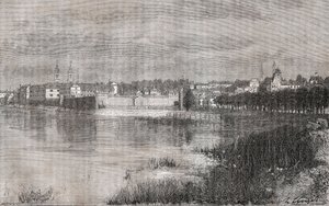 Melun - Ile-de-France - gravure in 
