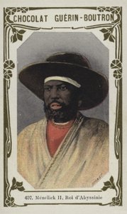Menelick II, Koning van Abessinië
