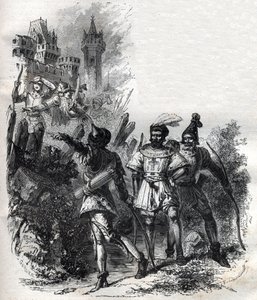 Huurlingen en bandieten van Paus Clemens VI (Peter Roger) door French School