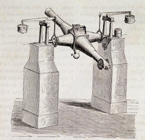 Meridiaanbezel van het Observatorium van Parijs - in 