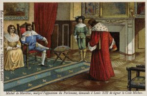 Michel de Marillac vraagt Louis XIII om de Code Michau te ondertekenen, 1629
