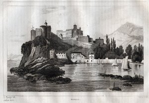 Monaco - Gravure uit 