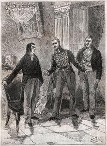 Monarchie van juli - november 1834 - Adolphe Thiers (1797-1897) bij de hertog van Orléans Louis Philippe I (1773-1850)